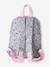 Floral Backpack, Playschool Special, Adorned with Bear Ears, for Girls sage green+soft lilac 