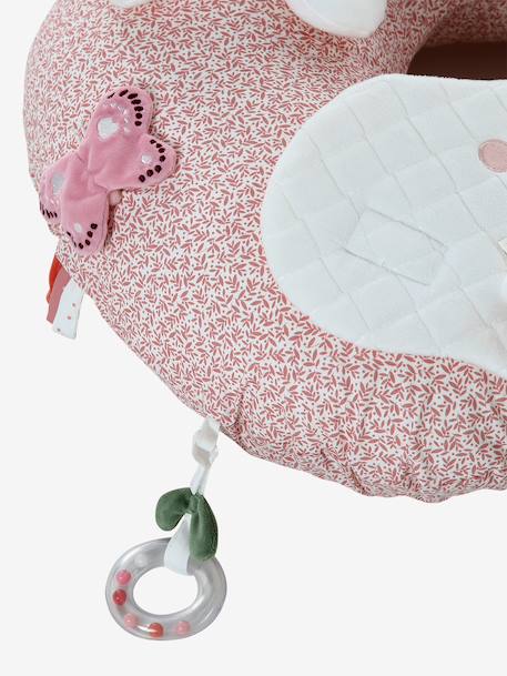 Cushion for Babies, Designed for Discovery ecru+Enchanted Forest+Pink World+red+white 