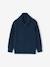 Jumper with Crossover High Neck, for Boys ocean blue 