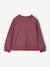 Long-sleeved T-shirt for girls ink blue+plum 