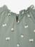 Long-sleeved T-shirt for baby girls sage green+vanilla 