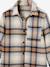 Chequered Flannel Shirt for Boys camel+chequered green+chequered navy blue+English green+night blue+slate blue 