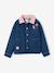 Denim jacket with corduroy collar for girls medium blue 