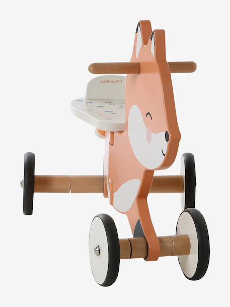FSC 100% wooden fox ride-on toy orange 