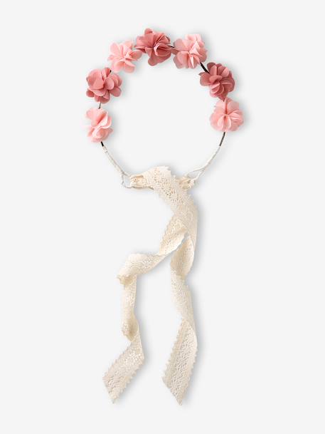Blush pink flower crown blush 