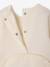 Pack of 2 baby sleepsuits with back opening vanilla 