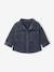 Overshirt for baby grey blue 
