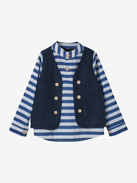 Pirate costume for kids brown 