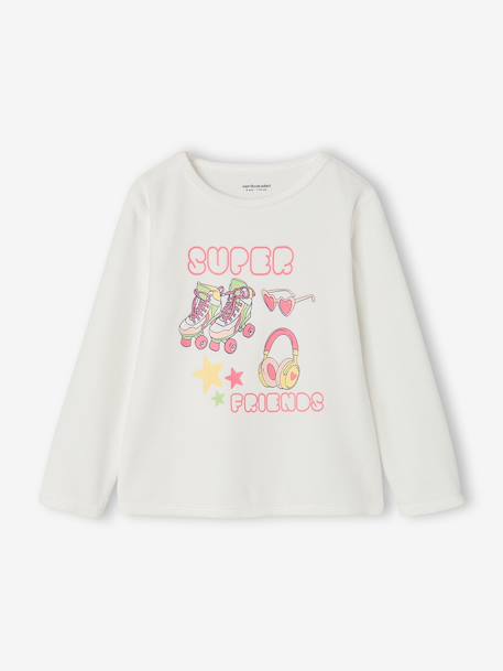 Pack of 2 long pyjamas for girls marl grey 