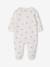 Pack of 2 baby sleepsuits with front opening cappuccino+pale pink+sage green 