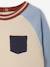 Long-sleeved T-shirt for baby grey blue+vanilla 