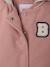 Hooded varsity jacket for baby girls rosy 