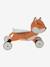FSC 100% wooden fox ride-on toy orange 
