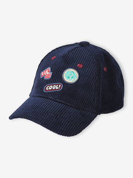 Twill cap for boys navy blue 