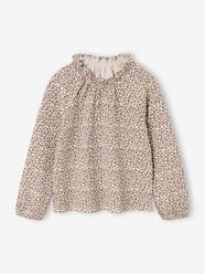 Girls-Tops- Fancy Top, Elasticated Ruffled Neckline, for Girls