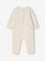 Pack of 2 baby sleepsuits with back opening vanilla 