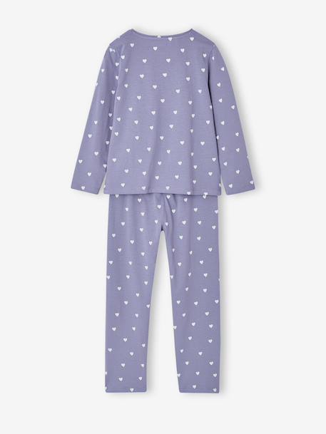 Pack of 2 long pyjamas for girls ecru 