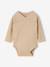 Pack of 5 long-sleeved bodysuits for baby boys sky blue 