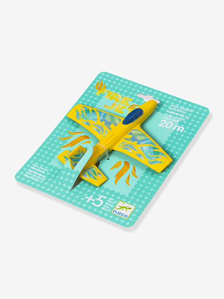 DJECO Fire jet glider plane yellow 