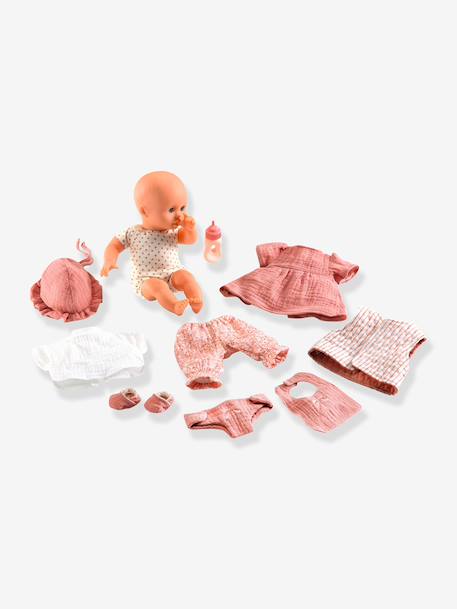 Vanille Suitcase, Doll + Accessories, by DJECO blue+rose+white 