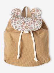 -Personalised baby girls cotton muslin backpack