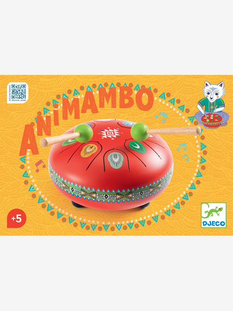 Animambo DJECO drum red+violet 