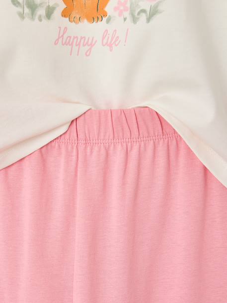 Pack of 2 long pyjamas for girls ecru 