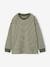 Striped T-Shirt for Boys, JONEN anthracite+green 