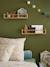 Set of 2 Book Shelves gold 