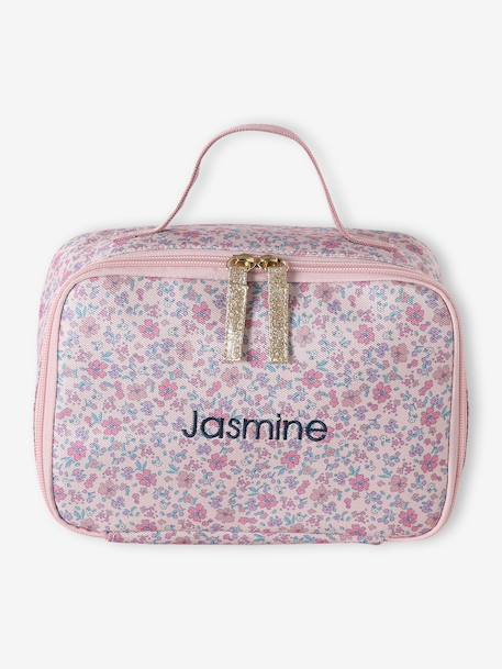 Personalised snack bag for girls candy pink 