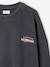 Long-sleeved sweatshirt for girls anthracite 