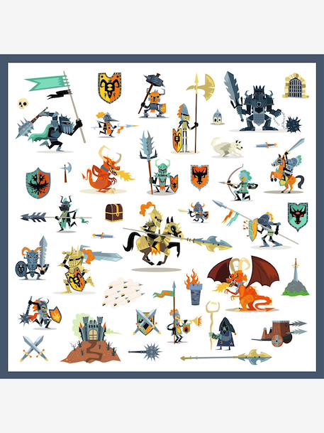 DJECO 160 knight stickers blue 