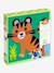 Soft felt animal pictures DJECO green 