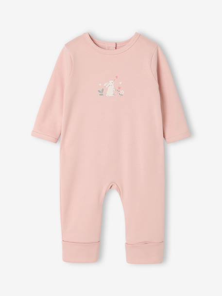 Pack of 2 baby sleepsuits with back opening sage green 