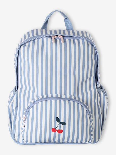 Personalised backpack for girls blue 
