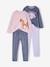 Pack of 2 pyjamas for girls slate blue 