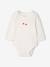Pack of 3 long-sleeved bodysuits for baby ecru 