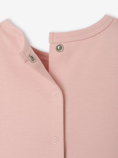 Pack of 2 baby sleepsuits with back opening sage green 