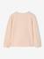 Pack of 3 long-sleeved T-shirts for girls old rose 