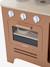 Wooden kitchen with FSC100® wooden accessories caramel+ecru+rose+sage green 