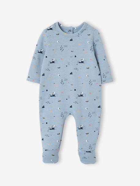 Pack of 2 sleepsuits for baby blue 