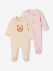 -Pack of 2 sleepsuits for baby