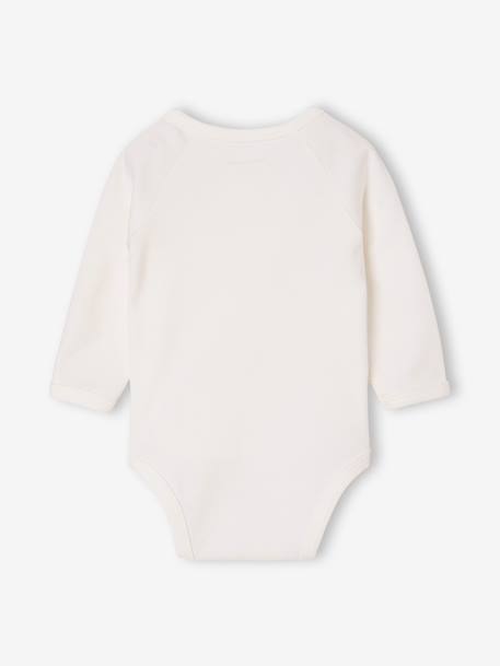 Pack of 5 long-sleeved bodysuits for baby boys sky blue 