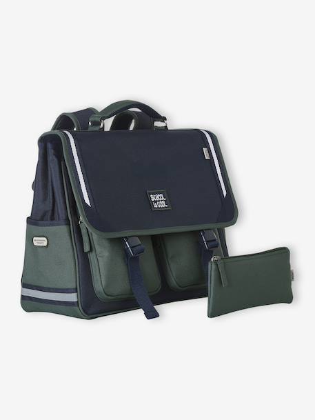 Charlie school bag for boys deep blue 