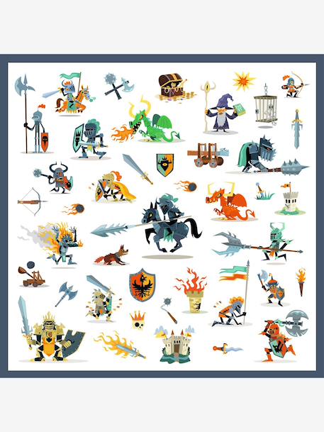 DJECO 160 knight stickers blue 