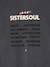 Long-sleeved sweatshirt for girls anthracite 