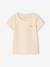 Pack of 3 short-sleeved T-shirts for girls beige 