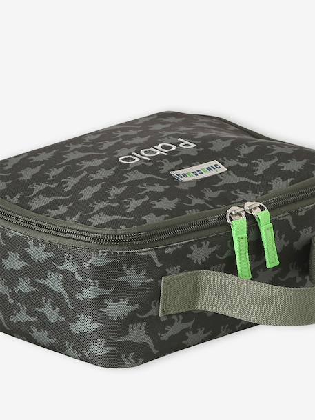 Personalised snack bag for boys khaki 