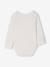 Pack of 3 long-sleeved bodysuits for baby girls rose 