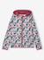 Sports Sweatshirt with Flower Print in Techno Fabric for Girls anthracite+ecru+old rose+printed green 